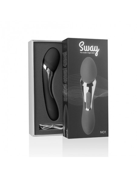 Masażer Wibrator Sway Vibes Wand - Czarny - Wibratory Magic Wand - 8