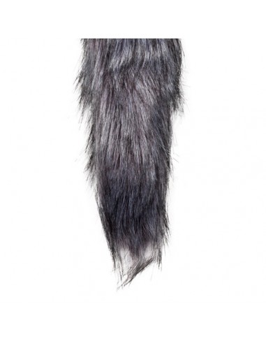 Korek analny Butt Plug Lisi Ogon Srebrny / Szary B - Korki analne z ogonkiem - 4