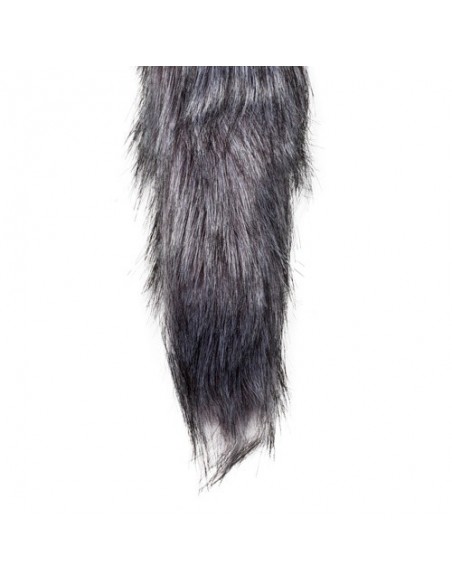 Korek analny Butt Plug Lisi Ogon Srebrny / Szary B - Korki analne z ogonkiem - 4