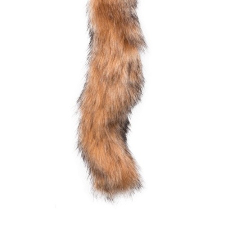 Korek analny Lisi Ogon - anatomiczny kształt, stal nierdzewna, długość wkładu 6,8 cm - 4