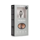Korek analny Butt Plug Lisi Ogon Srebrny / Rudy B - 5