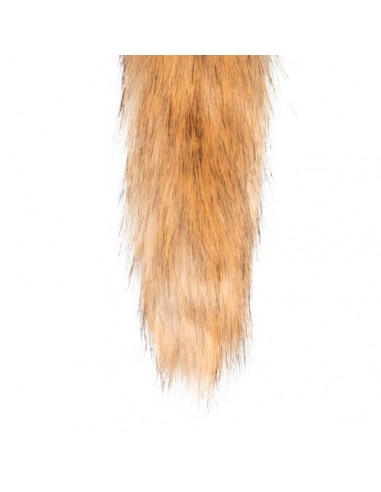 Korek analny Butt Plug Lisi Ogon Srebrny / Rudy  - Korki analne z ogonkiem - 4