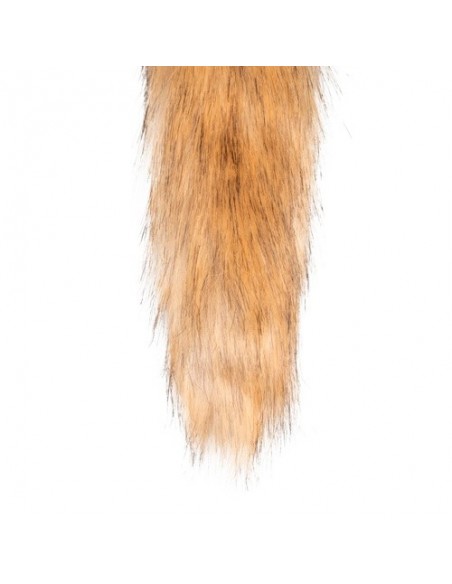 Korek analny Butt Plug Lisi Ogon Srebrny / Rudy  - Korki analne z ogonkiem - 4