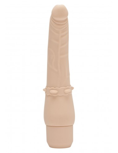 Realistyczny wibrator Classic Smooth Vibrator Nude - Wibratory Realistyczne - 1
