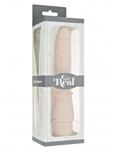Realistyczny wibrator Classic Smooth Vibrator Nude - Wibratory Realistyczne - 1 2