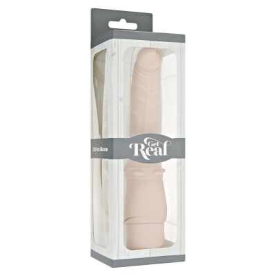 Wibrator Classic Smooth – silikonowy, wygięty wał o długości 18 cm - 1 2