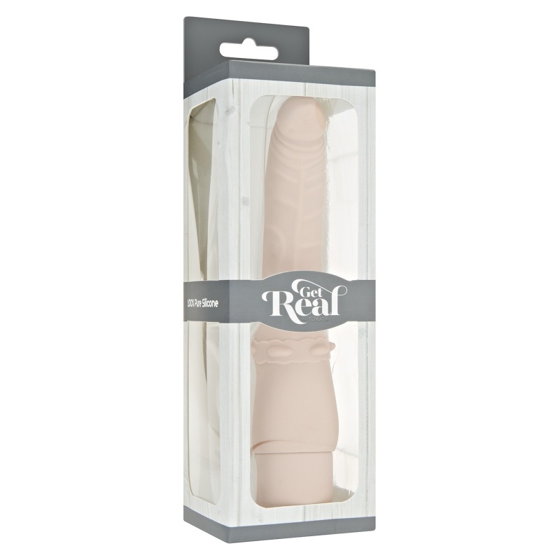 Wibrator Classic Smooth – silikonowy, wygięty wał o długości 18 cm - 2