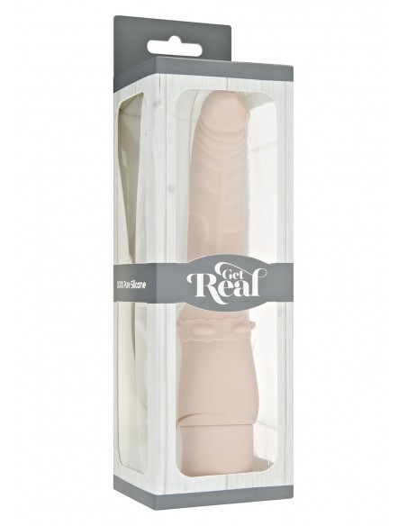 Realistyczny wibrator Classic Smooth Vibrator Nude - Wibratory Realistyczne - 2