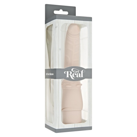 Wibrator Classic Smooth – silikonowy, wygięty wał o długości 18 cm - 2