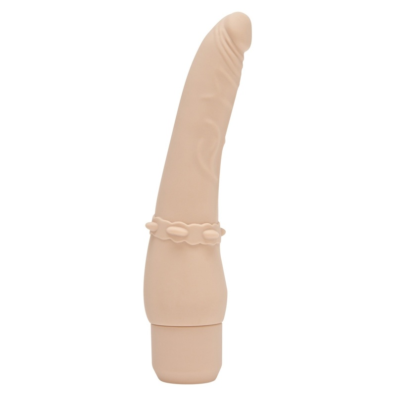 Wibrator Classic Smooth – silikonowy, wygięty wał o długości 18 cm - 3