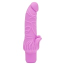Wibrator Classic Stim z ergonomiczną główką i żebrowaniem, 18 cm - 1
