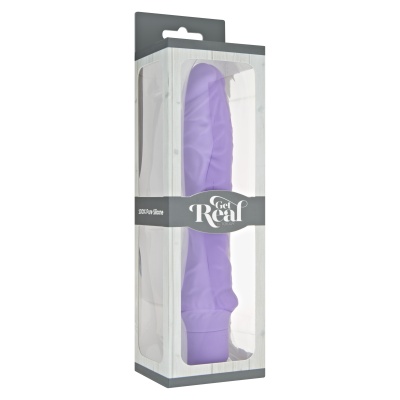 Wibrator Classic Large Purple z 7 trybami wibracji, silikonowy, 20 cm - 1 2