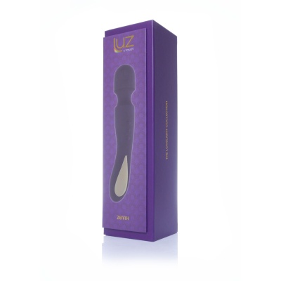 Masażer wibracyjny Zenith Massager Black z silikonową głowicą – 24 cm - 1 2