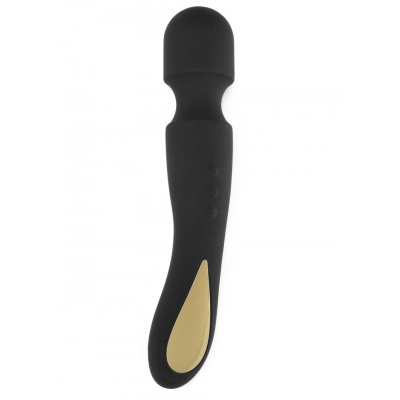 Masażer wibracyjny Zenith Massager Black z silikonową głowicą – 24 cm - 1