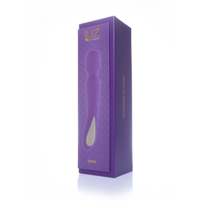 Masażer różdżkowy Zenith Luz Purple z 7 trybami wibracji, 33,5 cm - 1 2