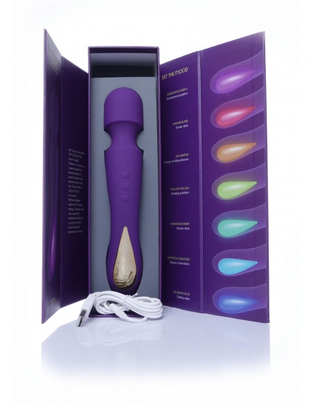 Masażer ciała i łechtaczki Zenith Purple - Wibratory Magic Wand - 3