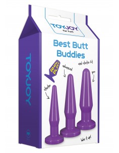Buttplug Best Butt Buddies Purple - Korki analne pozostałe - 1 2