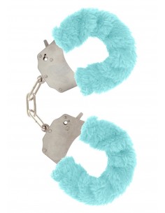 Kajdanki erotyczne Furry Fun Cuffs Pale Blue Plush - Kajdanki erotyczne - 1 2