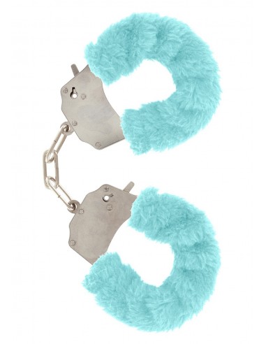 Kajdanki erotyczne Furry Fun Cuffs Pale Blue Plush - Kajdanki erotyczne - 2