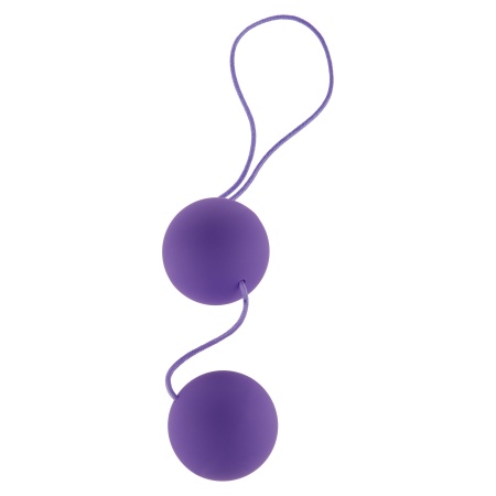 Kulki miłosne Funky Love Balls Purple do treningu mięśni Kegla, średnica 3 cm - 1