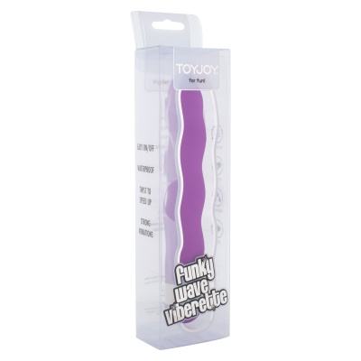 Wibrator Funky Wave Vibrette z obrotowym pokrętłem, 18 cm - 1 2