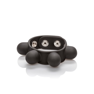 Obejma na jądra Weighted Ball Stretcher z obciążeniem 60 g – 3,8 × 10,2 × 14 cm - 1