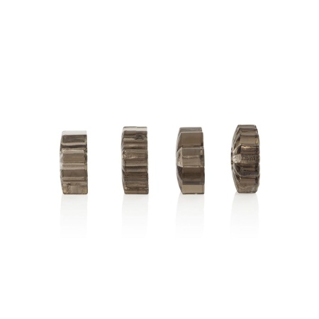 Basic Essentials Pierścienie na penisa 4 Pack – elastyczne, teksturowane, śr. wewn. ok. 2,5 cm - 4