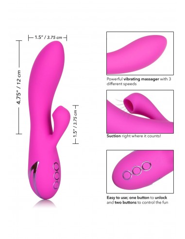 Ekskluzywny Wibrator Malibu Minx - Wibratory Króliczki - 4