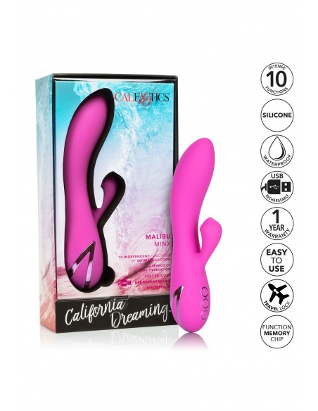 Ekskluzywny Wibrator Malibu Minx - Wibratory Króliczki - 5