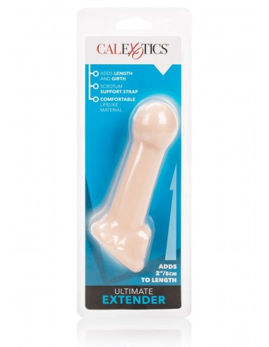 Nakładka Na Penisa Calexotics Ultimate Extender Biała - Przedłużki i nakładki na penisa - 2