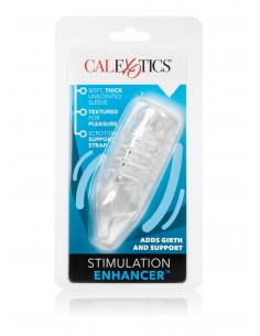 Stymulująca Nakładka Na Penisa Stimulation Enhancer White - Przedłużki i nakładki na penisa - 1 2