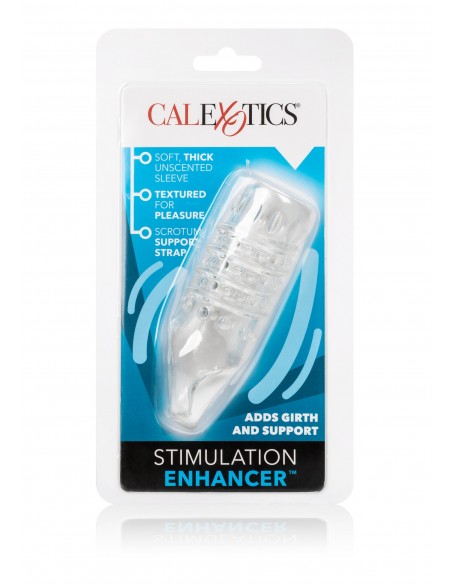 Stymulująca Nakładka Na Penisa Stimulation Enhancer White - Przedłużki i nakładki na penisa - 2