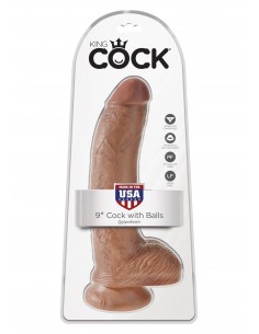 Dildo Cock 9 Inch With Balls - Dilda realistyczne - 1 2