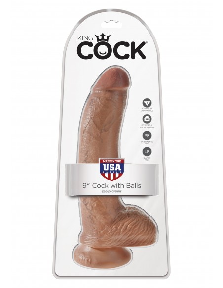 Dildo Cock 9 Inch With Balls - Dilda realistyczne - 2