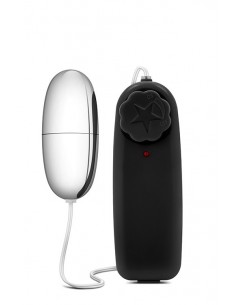 Jajeczko wibrujące B Yours Silver Power Bullet Black - Kulki Gejszy i Jajeczka Wibrujące - 1