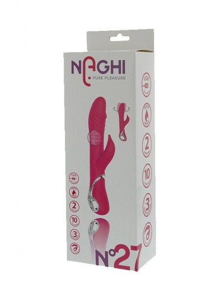 Wibrator Króliczek Naghi No.27 Rechargeable Duo Vibrator - Wibratory Króliczki - 2