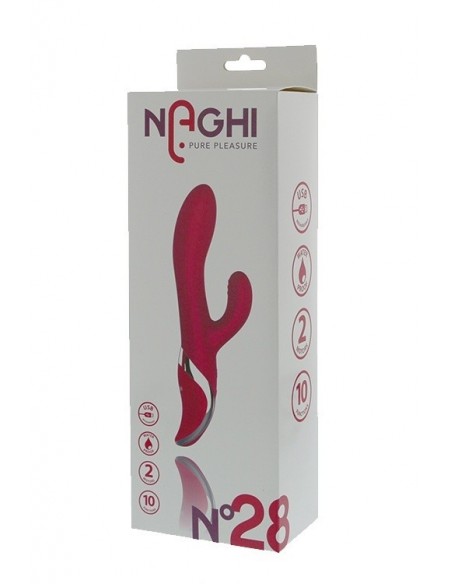 Wibrator Króliczek Naghi No.28 Rechargeable Duo Vibrator - Wibratory Króliczki - 2