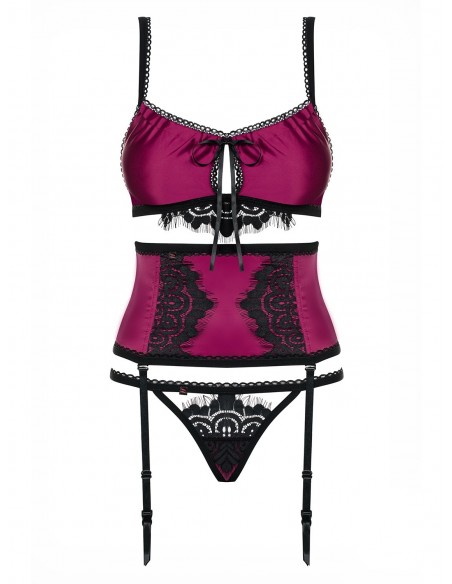 Komplet 3-Częściowy Bielizny Erotycznej 861-Seg-5 - Komplety bielizny erotycznej - 5