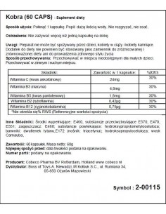 Kobra 60 kaps. - Dłuższa i mocniejsza erekcja - 1 2
