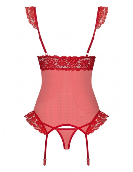 Zestaw 863-Cor-3 Gorset I Stringi - Komplety bielizny erotycznej - 6