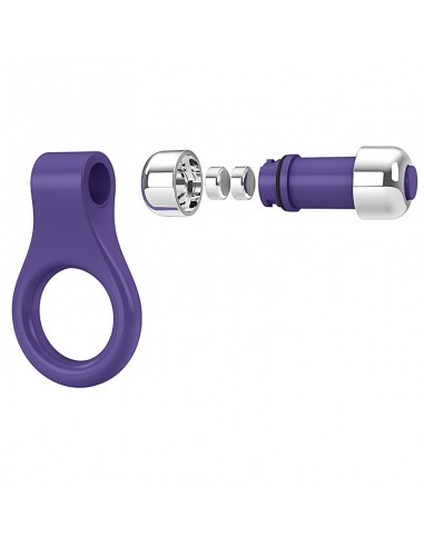 Pierścień na Penisa wibrujący Ovo B1 Vibrating Ring Fioletowy - Pierścienie erekcyjne wibrujące - 3
