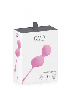 Kulki Gejszy Ovo L3 Love Ball Pink - Kulki Gejszy Podwójne i Pojedyncze - 1 2