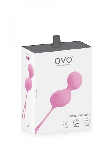 Kulki Gejszy Ovo L3 Love Ball Pink - Kulki Gejszy Podwójne i Pojedyncze - 2