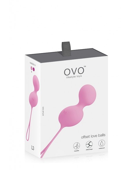 Kulki Gejszy Ovo L3 Love Ball Pink - Kulki Gejszy Podwójne i Pojedyncze - 2