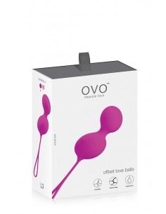 Kulki Gejszy Ovo L3 Love Ball Fuchsia - Kulki Gejszy Podwójne i Pojedyncze - 1 2