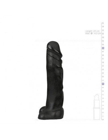 Dildo Gigant XL Dildo All Black 22 cm Czarne - Dilda giganty - 4