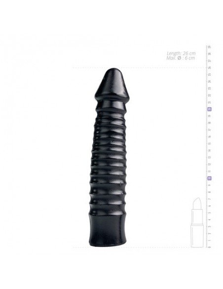 Dildo Gigant XL Dildo All Black 26 cm Czarne - Dilda giganty - 4
