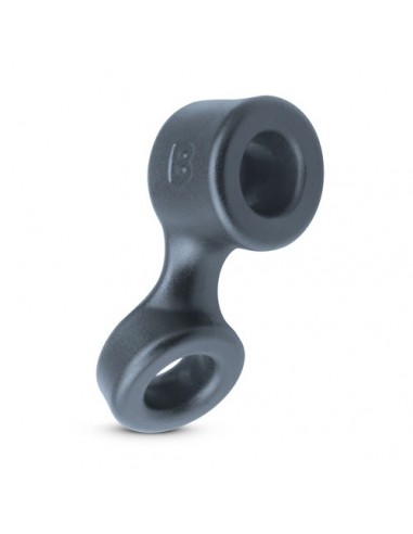 Pierścień erekcyjny Boners Cock Ring And Ball Stretcher - Grey - Pierścienie erekcyjne niewibrujące - 1