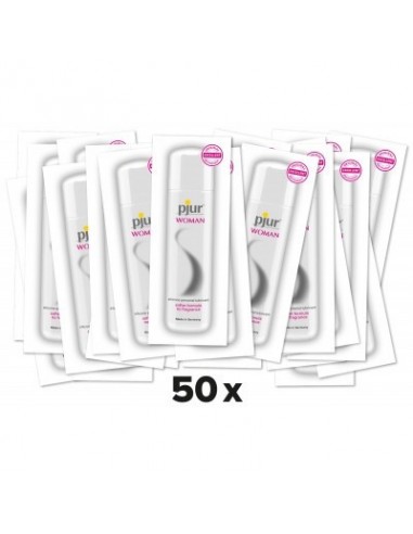 Lubrykant silikonowy Pjur Woman 1,5 ml - 50 Sztuk - Lubrykanty na bazie silikonu - 1