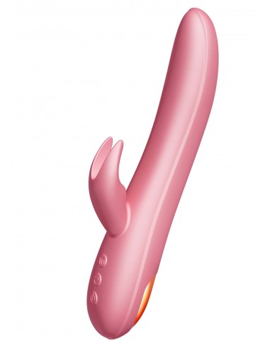 Ekskluzywny Wibrator Mondi Pink - Wibratory Króliczki - 1